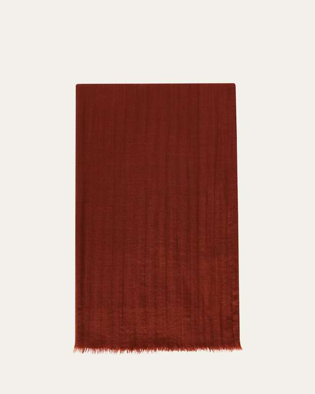Jacquard Cashmere Maxi Stole